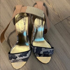 Ted Baker Women's Black and Cream Heels